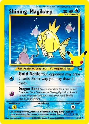 Shining Magikarp 66/25 - Celebrations (CEL) LP