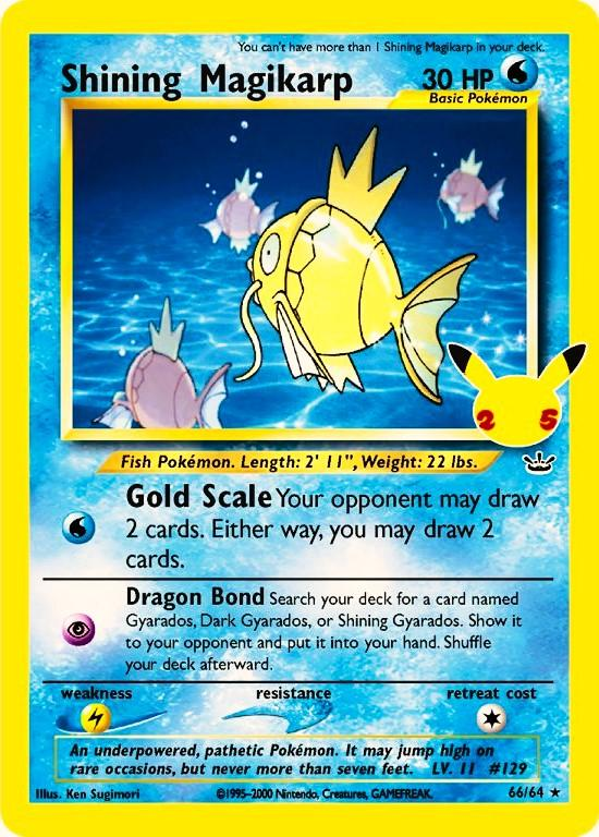 Shining Magikarp 66/25 - Celebrations (CEL) LP