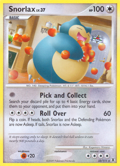 Snorlax 33/111 - Rising Rivals (RR) MP