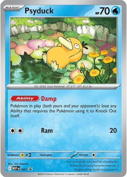 Psyduck 7/ - Promo (MEP) NM