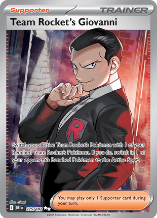 Team Rocket's Giovanni 225/182 - Destined Rivals (DRI) NM