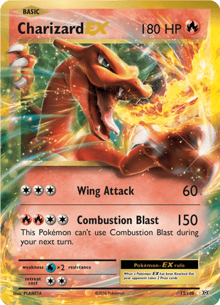 Charizard EX 12/108 - Evolutions (EVO) NM