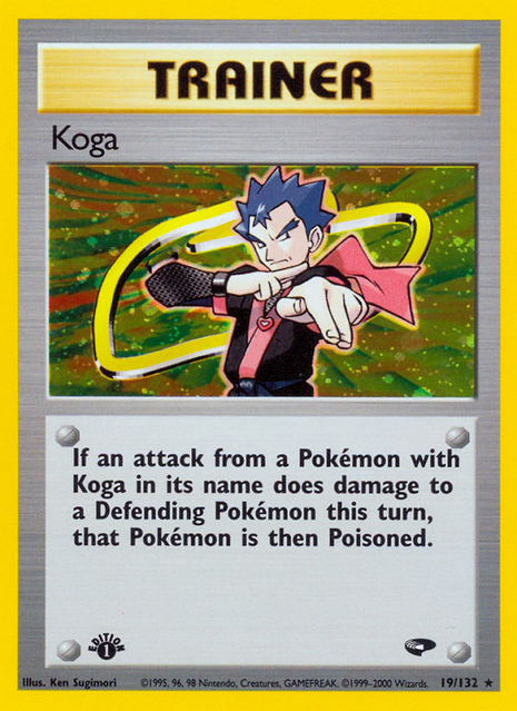 Koga 19/132 [1st Edition] - Gym Challenge (G2) DMG