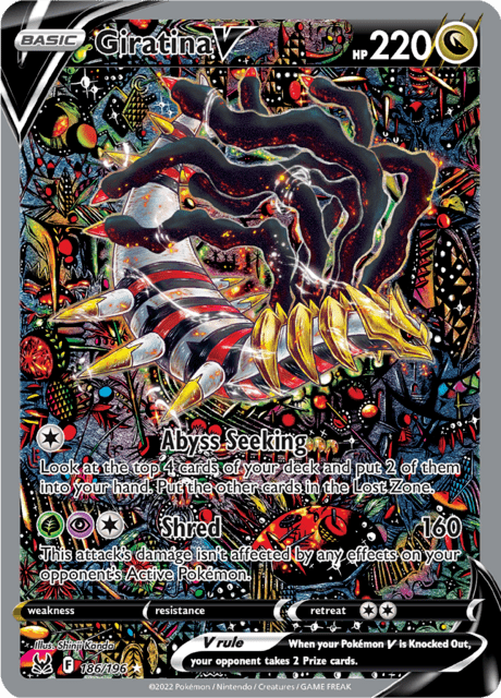 Giratina V 186/196 - Lost Origin (LOR) LP