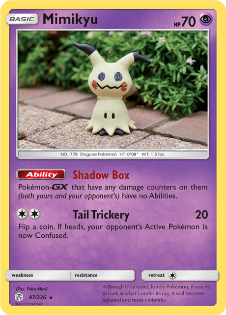 Mimikyu 97/236 - Cosmic Eclipse (CEC) NM