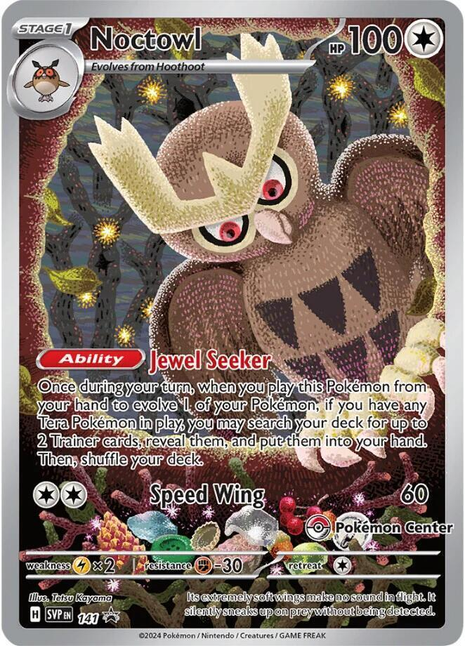 Noctowl 141/ [Pokemon Center] - Promo (SVP) NM