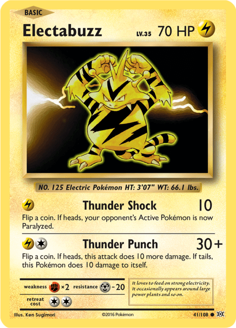 Electabuzz 41/108 [Toys R Us] - Evolutions (EVO) NM