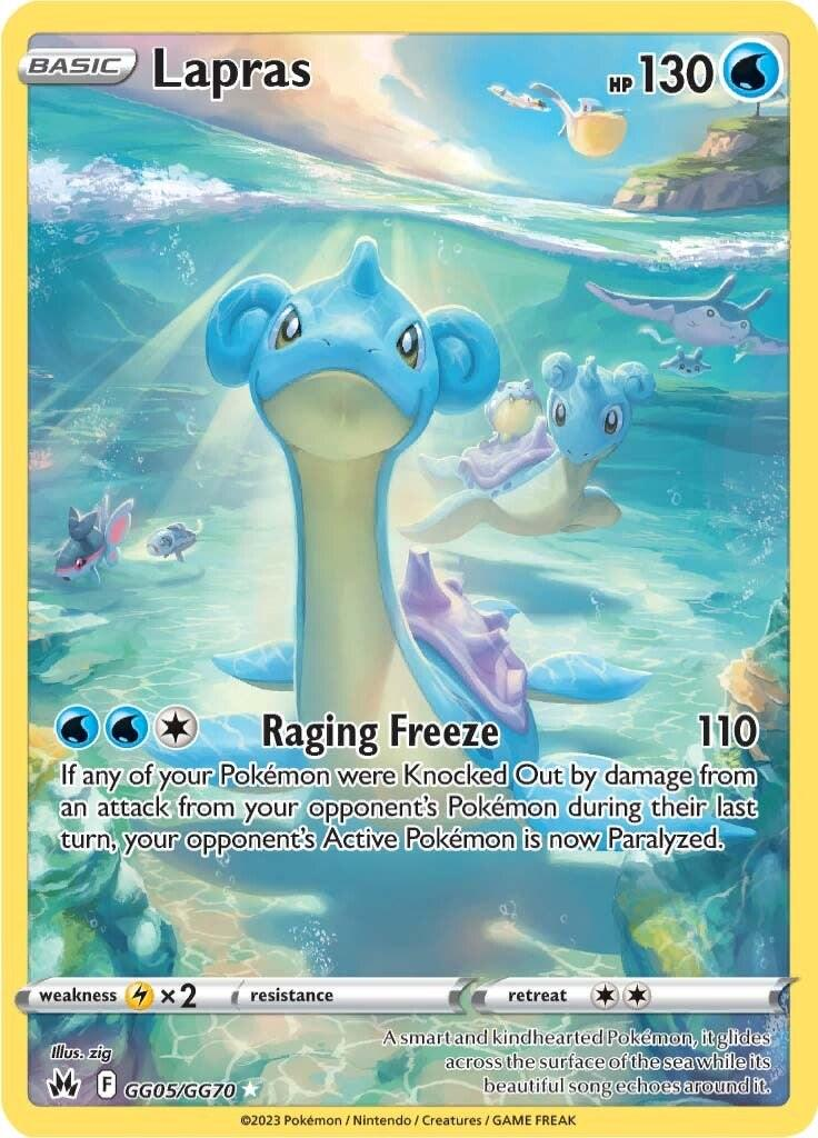 Lapras gg05/gg70 - Crown Zenith (CRZ) NM