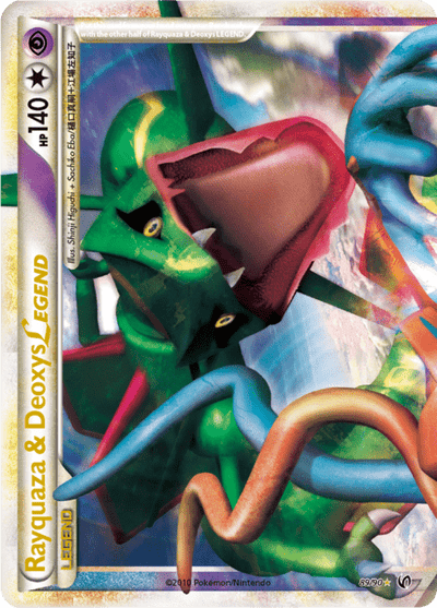 Rayquaza & Deoxys LEGEND 89/90 - Undaunted (UD) HP