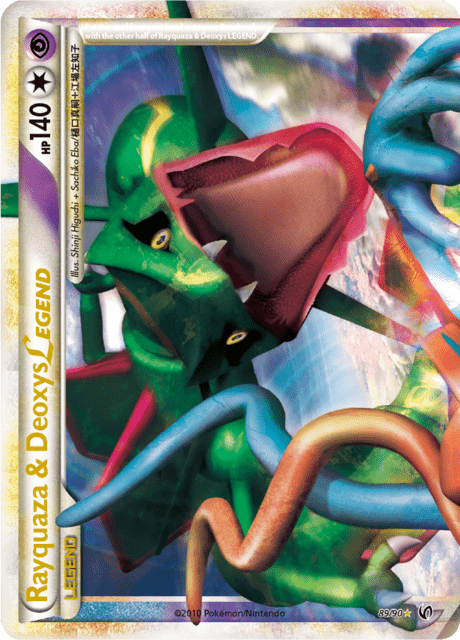 Rayquaza & Deoxys LEGEND 89/90 - Undaunted (UD) HP