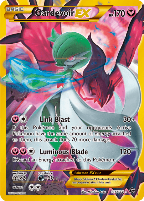 Gardevoir EX 116/114 - Steam Siege (STS) NM