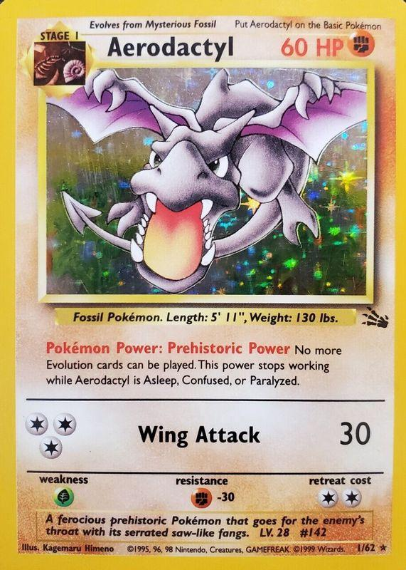 Aerodactyl 1/62 - Fossil (FO) HP