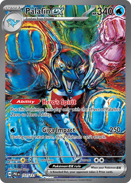 Palafin ex 151/131 - Prismatic Evolutions (PRE) NM