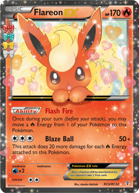 Flareon EX rc6/rc32 - Generations (GEN) DMG