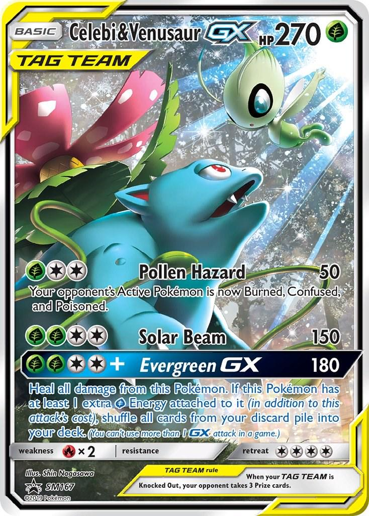 Celebi & Venusaur GX sm167/ - Promo NM