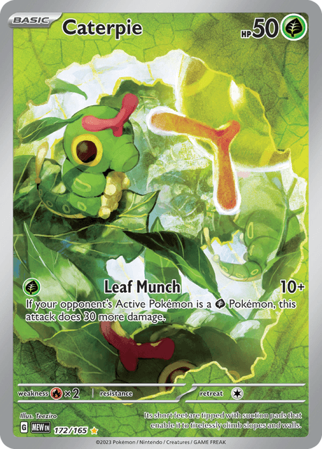 Caterpie 172/165 - Scarlet & Violet 151 (MEW) NM