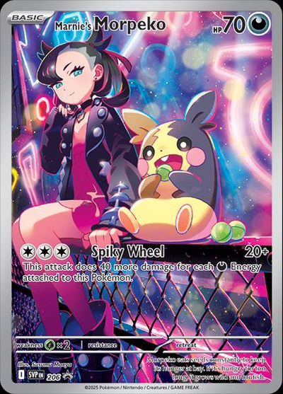 Marnie's Morpeko 206/ - Promo (SVP) NM
