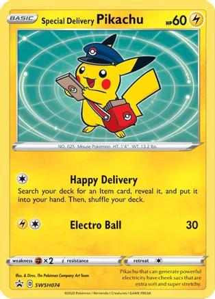 Special Delivery Pikachu swsh074/ - Promo (SWSH) NM
