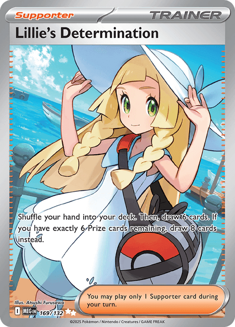 Lillie's Determination 169/132 - Mega Evolution (MEG) NM