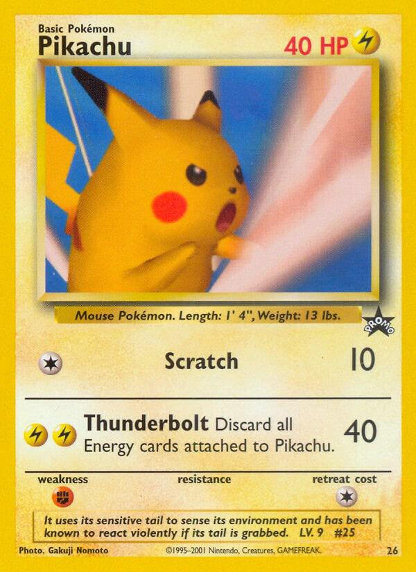 Pikachu 26/ - Promo PSA 8