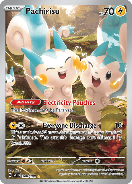 Pachirisu 208/198 - Scarlet & Violet (SVI) NM