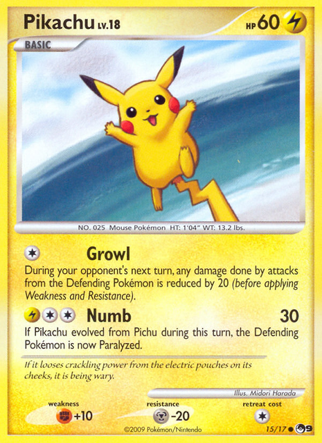Pikachu 15/17 - POP Series 9 (POP9) LP