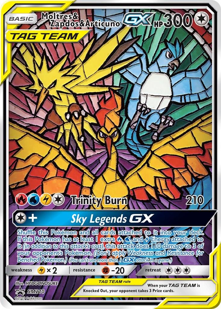 Moltres & Zapdos & Articuno GX sm210/ - Promo NM