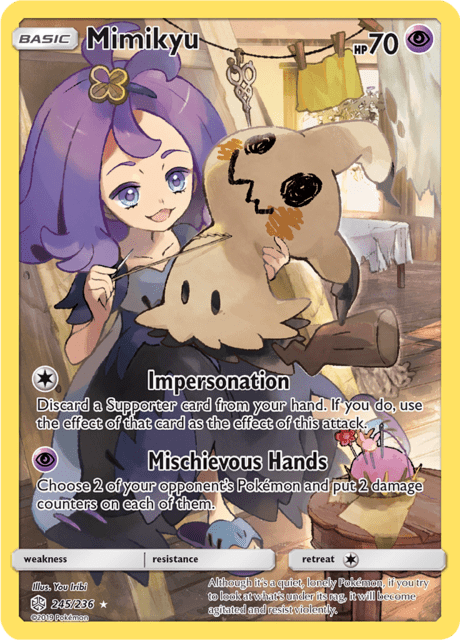 Mimikyu 245/236 - Cosmic Eclipse (CEC) LP