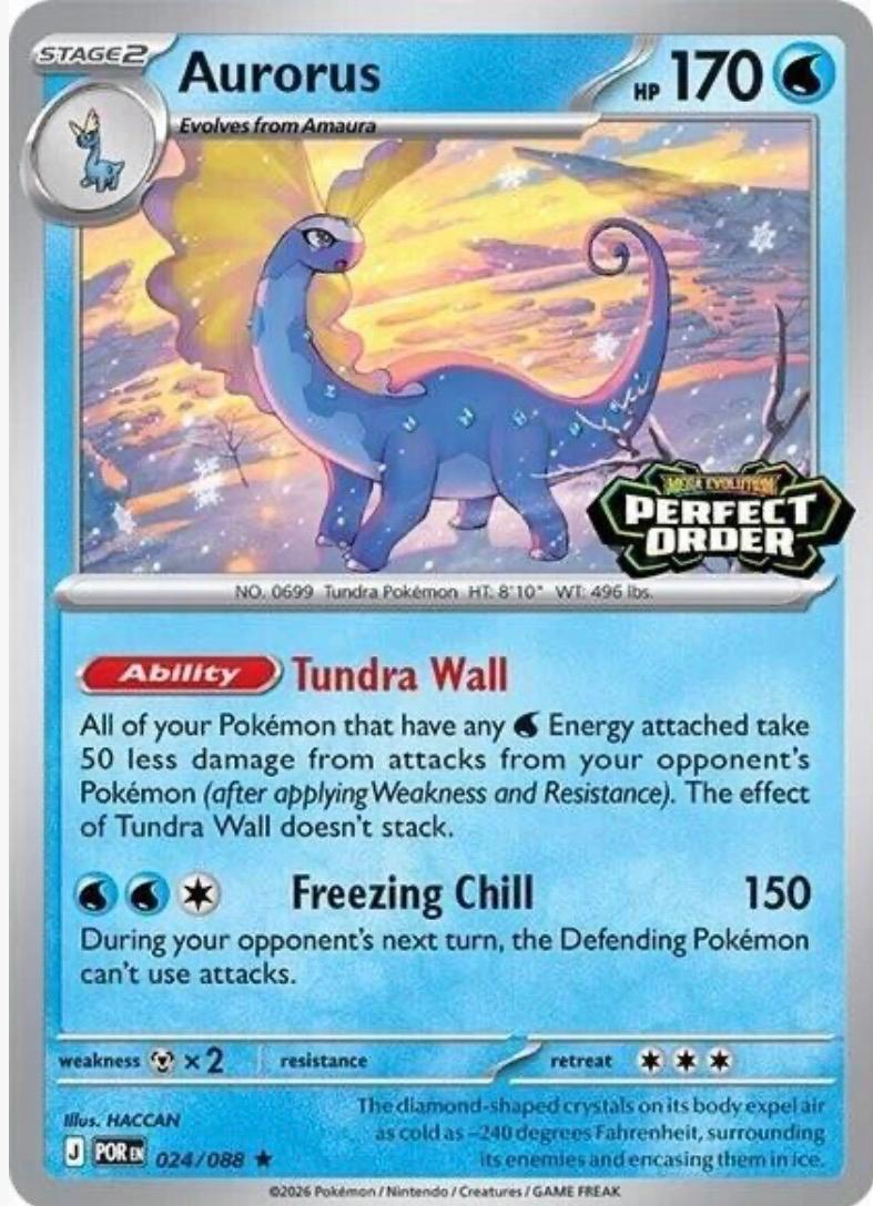 Aurorus 24/ [Stamped] - Promo NM