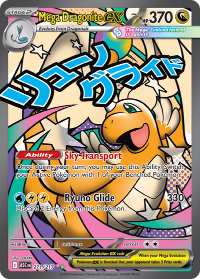 Mega Dragonite ex 271/217 - Ascended Heroes (ASC) NM