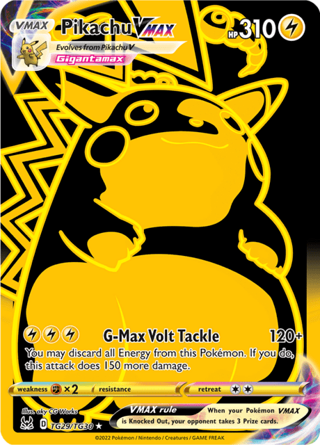 Pikachu VMAX tg29/tg30 - Lost Origin (LOR) NM