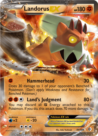 Landorus EX 89/149 - Boundaries Crossed (BCR) LP