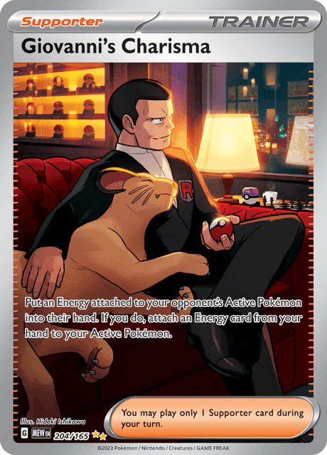 Giovanni's Charisma 204/165 - Scarlet & Violet 151 (MEW) LP