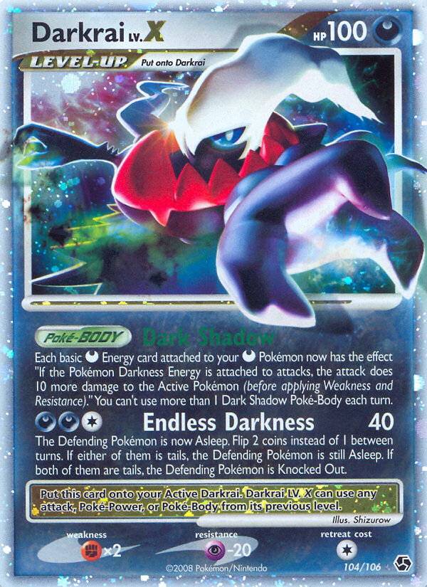 Darkrai LV. X 104/106 - Great Encounters (GE) MP