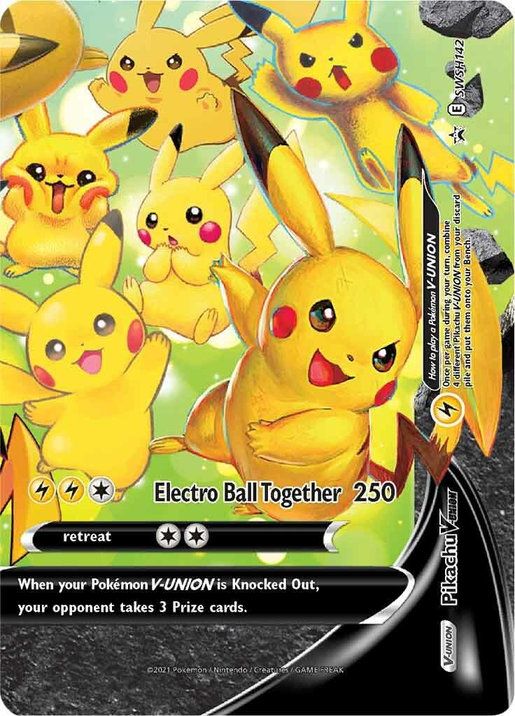 Pikachu V Union swsh142/ - Celebrations (CEL) NM