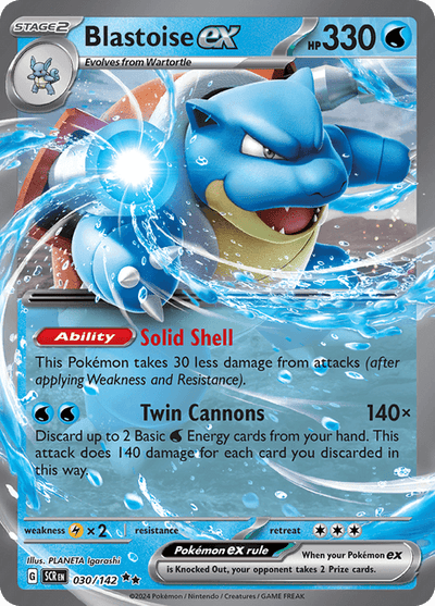 Blastoise Ex 30/142 [Stamped] - Stellar Crown (SCR) NM