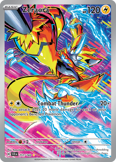 Zeraora 151/142 - Stellar Crown (SCR) NM