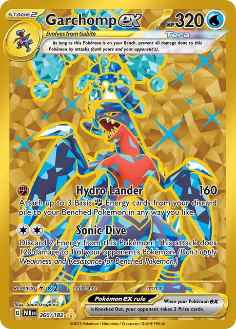 Garchomp ex 260/182 - Paradox Rift (PAR) NM