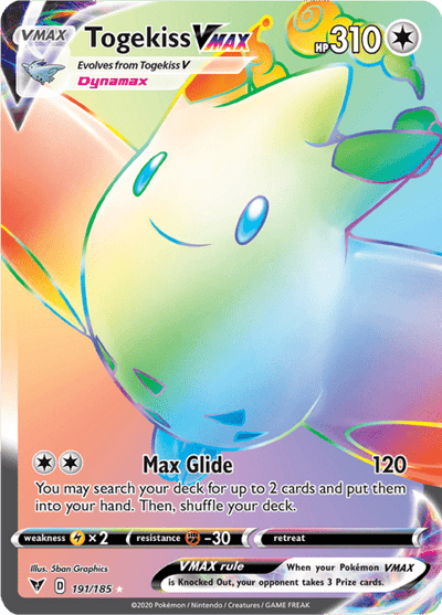 Togekiss VMAX 191/185 - Vivid Voltage (VIV) NM
