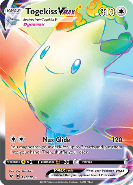Togekiss VMAX 191/185 - Vivid Voltage (VIV) NM