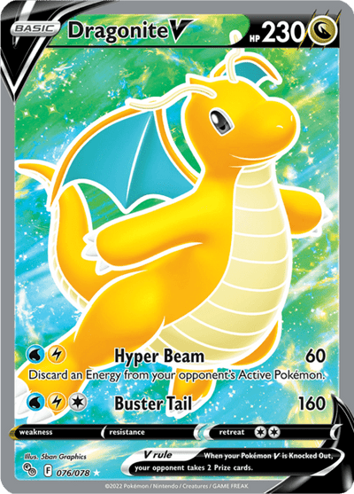 Dragonite V 76/78 - Go (PGO) Grading