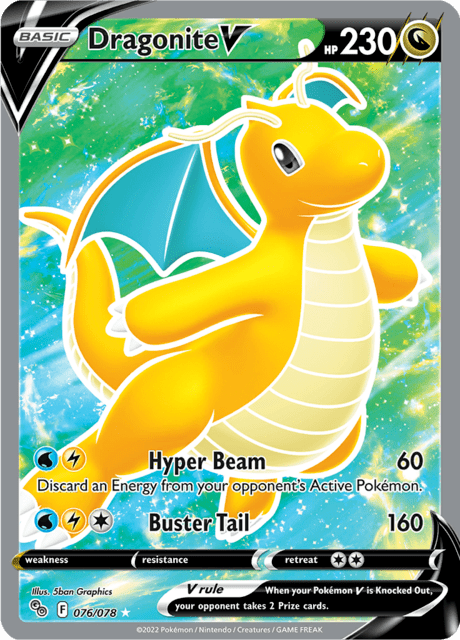 Dragonite V 76/78 - Go (PGO) Grading