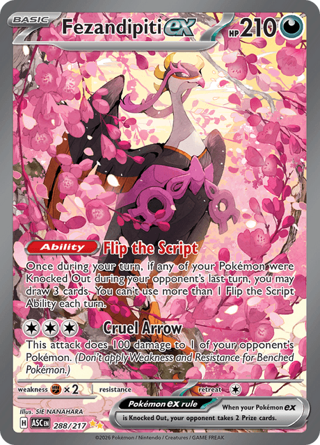 Fezandipiti Ex 288/217 - Ascended Heroes (ASC) NM