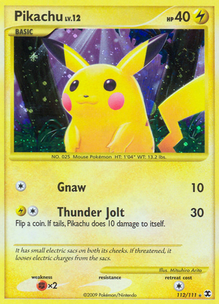 Pikachu 112/111 - Rising Rivals (RR) HP