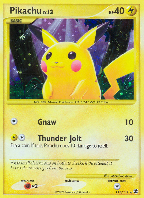 Pikachu 112/111 - Rising Rivals (RR) HP