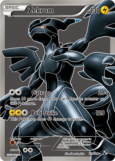 Zekrom 114/114 - Black & White (BLW) HP