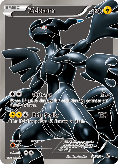Zekrom 114/114 - Black & White (BLW) HP
