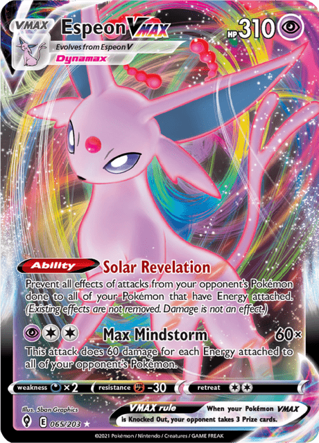 Espeon VMAX 65/203 - Evolving Skies (EVS) NM