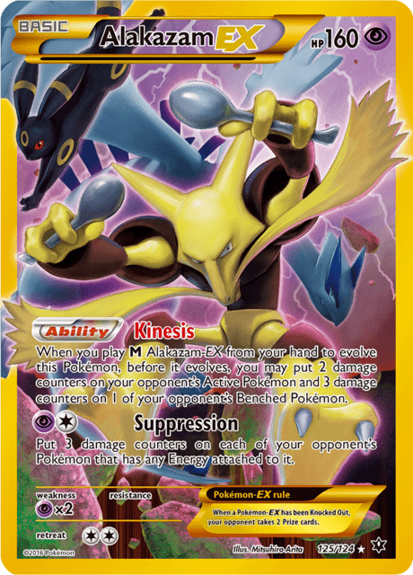 Alakazam EX 125/124 - Fates Collide (FCO) MP