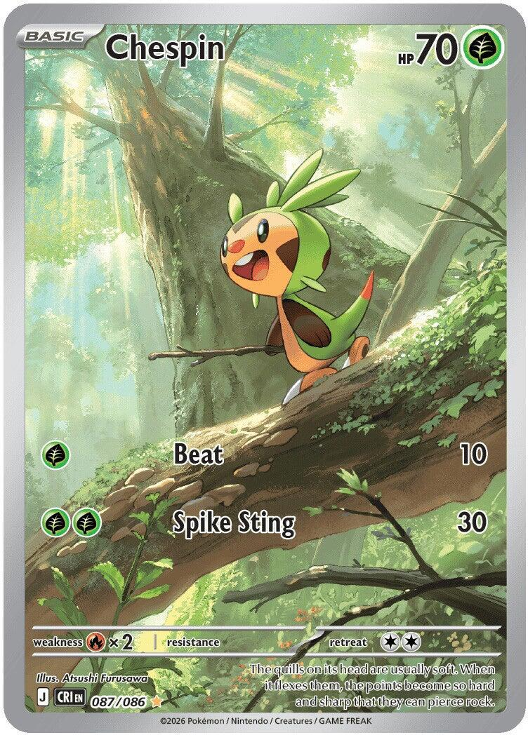 Chespin 87/ - Chaos Rising (CRI) NM